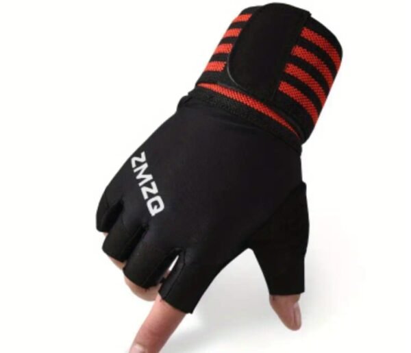 Gants d'haltères lourds, demi-doigt
