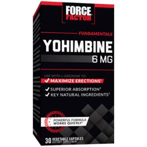 Force Factor Yohimbine 6 milligrams 30 Capsules